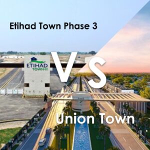 Union Town Lahore vs Etihad Town Phase 3