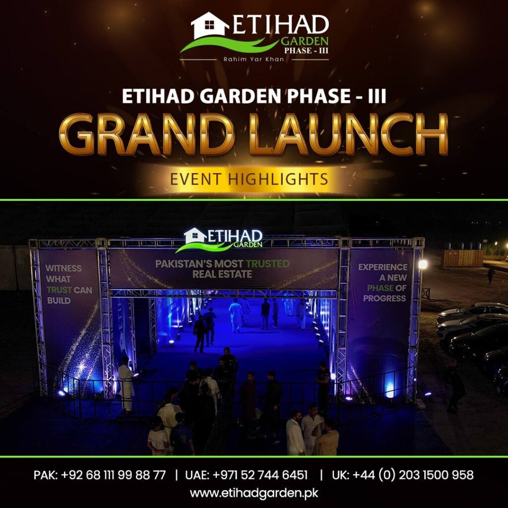 Etihad Garden Phase 3 payment plan