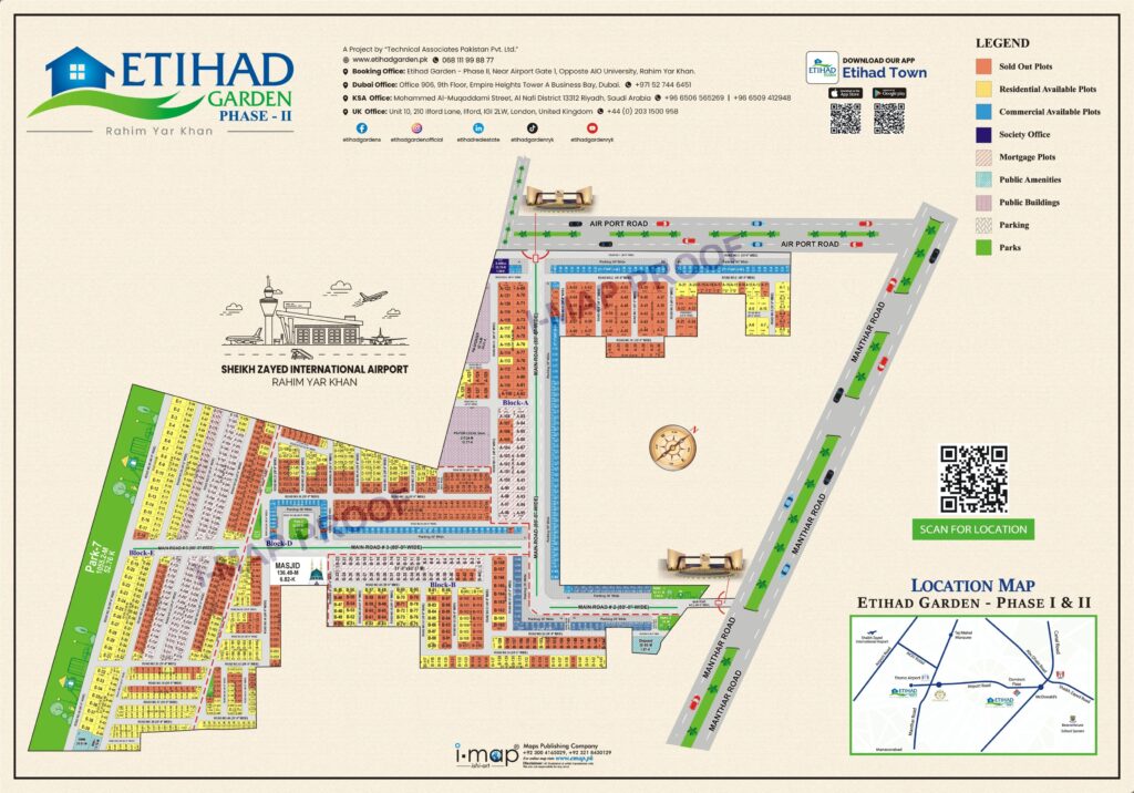 Etihad Garden Phase 1 Map